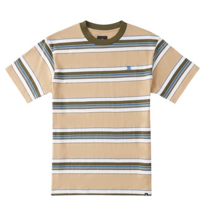 DC Bully Stripe Khaki Csíkok - Póló - Khaki Csíkok - Magyarország (67U8S427)